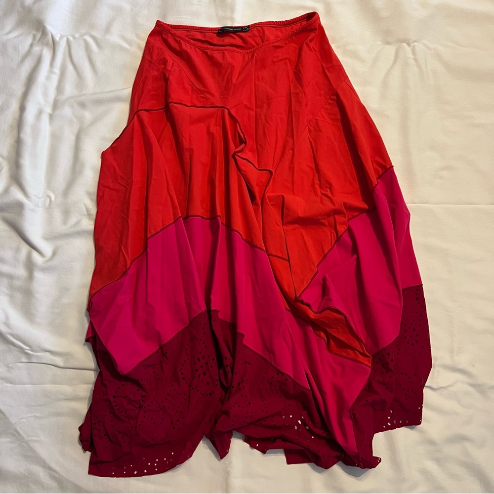 Marithe Francois Girbaud patchwork skirt